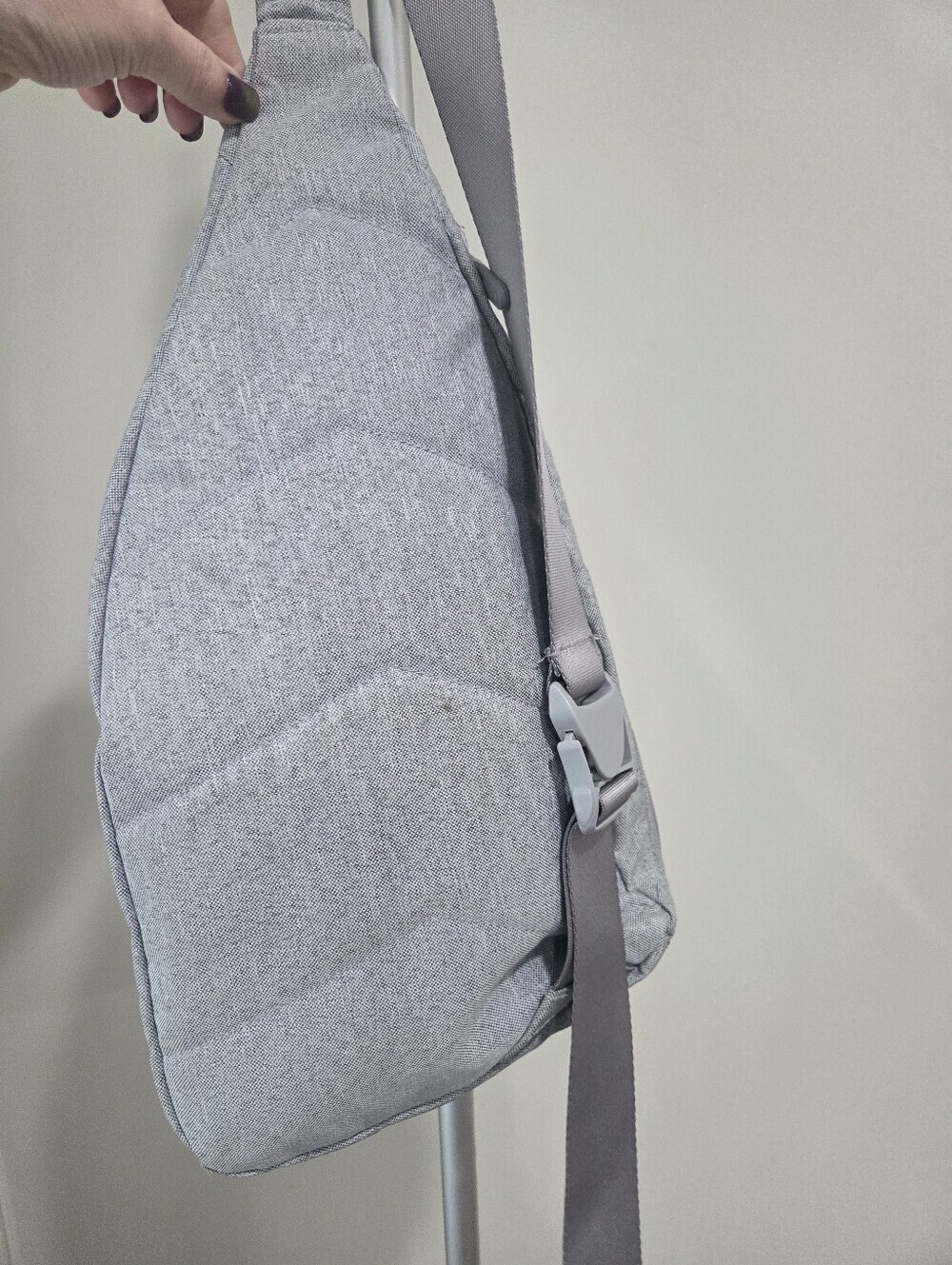 Vera Bradley Light Gray Sling Backpack - Picture 4 of 8